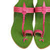Gulabi Neel Kolhapuri Chappal