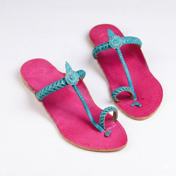 Sindoor Jali Kolhapuri Chappal
