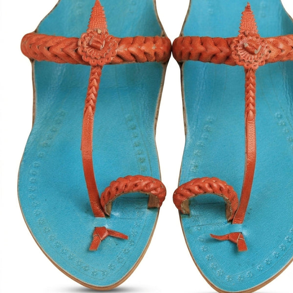 Suvarna Jali Kolhapuri Chappal