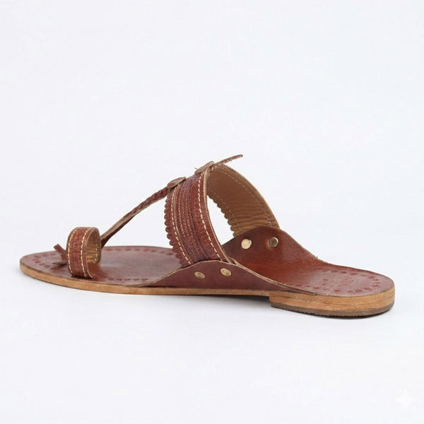 Kaala Jali Kolhapuri Chappal