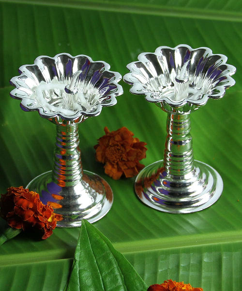 Silver lamps set of shop 2