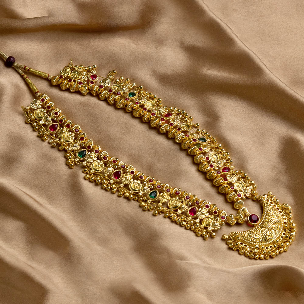 Traditional Kolhapuri Saaj heritage jewellery