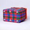 Multicolor Basket With Grey Lid