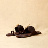 Women's Radiant elegance Kolhapuri Chappal Handcrafted Sandal for women and girls suitable for any ocassion