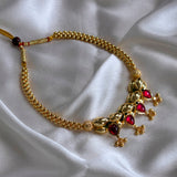 Combo of Thushi With Bormaal and Elegant Gold Plated Bormaal