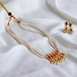 Combo of Maharashtrian Tanmani Necklace and Coin Necklace With Powala Mala