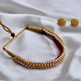 Braided Maharashtrian Thushi Necklace