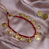 Lakshmi Coin Embedded Mala Necklace
