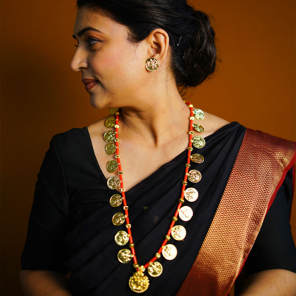 Gold Coin Pendant Necklace