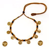 Golden Laxmi Coin Embellished Necklace