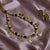 Maharashtrian Lakshmi Coin Necklace with Black Beads