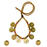 Maharashtrian Javmani Embedded Coin Necklace