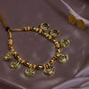 Gold Laxmi Coin Embedded Bormaal Necklace