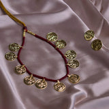 Traditional Kolhapuri Necklace with Mahalaxmi Coins