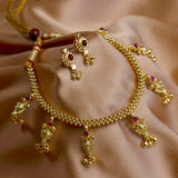 Classic Maharashtrian Jewels Thushi Necklace