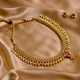 Gold Plated Traditional Thushi Necklace