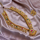 Kolhapuri Saaj Necklace with Traditional Motifs