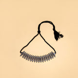 Kolhapuri Choker in Oxidized Silver