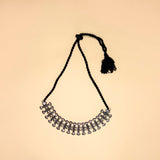 Oxidized Silver Kolhapuri Choker