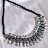 Silver Plated Choker with Traditional Design