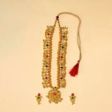 Exquisite Geru Plated Kolhapuri Jewelry