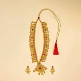 Classic Geru Plated Kolhapuri Jewelry