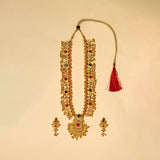 Timeless Geru Plated Kolhapuri Ornaments