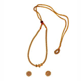 Handcrafted Vertical Ball Jhondhali Pot Necklace – A Maharashtrian Classic