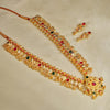 Kalapuri ruby emerald Kolhapuri Saaj necklace set