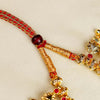 Bridal Peacock Ruby Kolhapuri Saaj Set