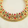Kalapuri traditional Laxmi Vajra Tik necklace with earrings