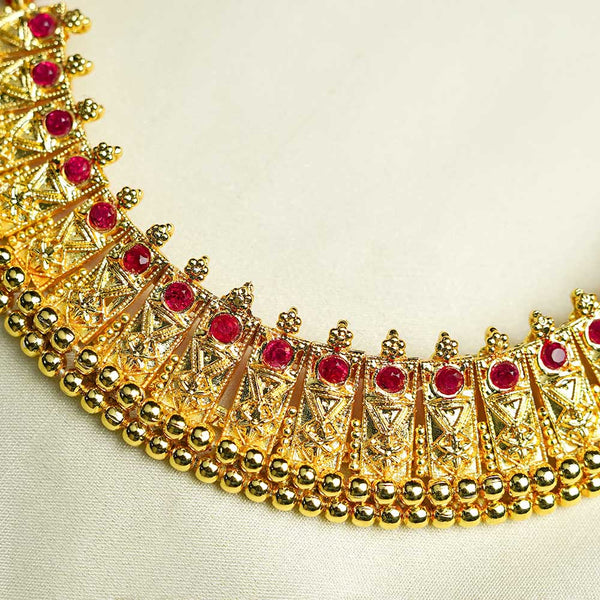 Kalapuri traditional Maharashtrian Vajra Tik necklace