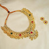 Kalapuri elegant short Kolhapuri Saaj necklace set