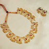 Kalapuri antique Chandra Haar necklace with earrings