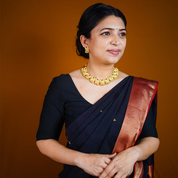 Designer Chandra Haar Necklace for Festive Wear