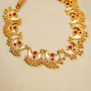 Kalapuri heritage golden Chandra Haar necklace set