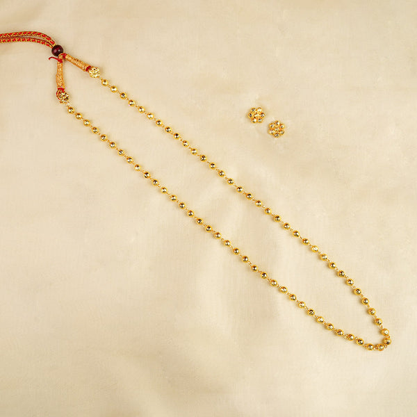 Kalapuri traditional one line Mohan Maal necklace