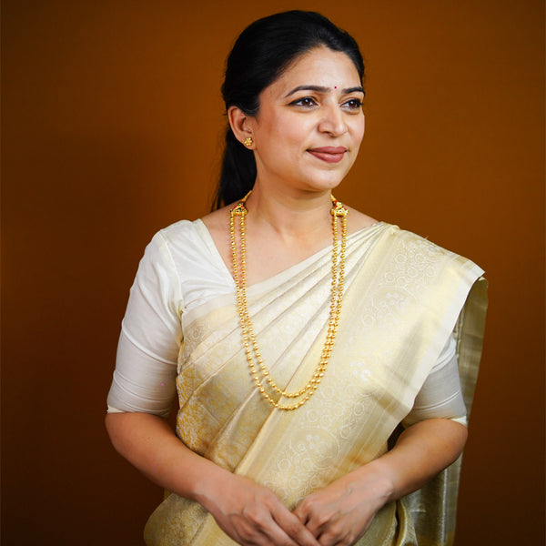 Classic Two Line Mohan Maal Necklace