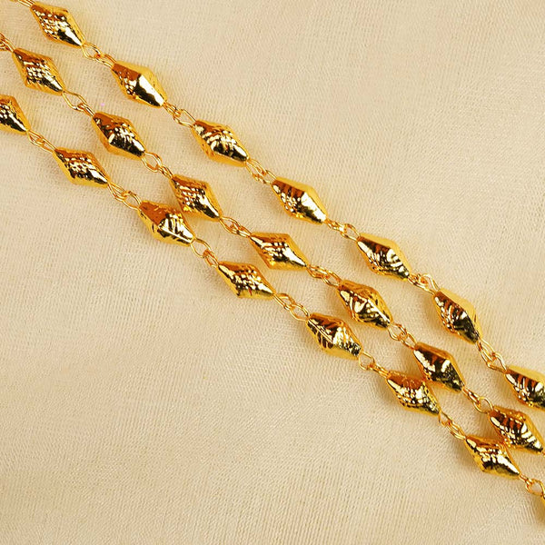 Kalapuri majestic three line Gahu Maal necklace