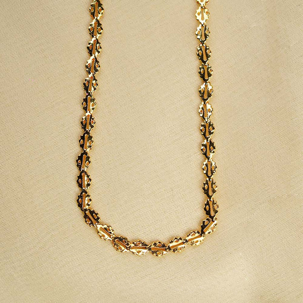 Kalapuri elegant one line Pohe Haar necklace