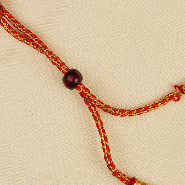 Classic Two Line Pohe Haar Necklace