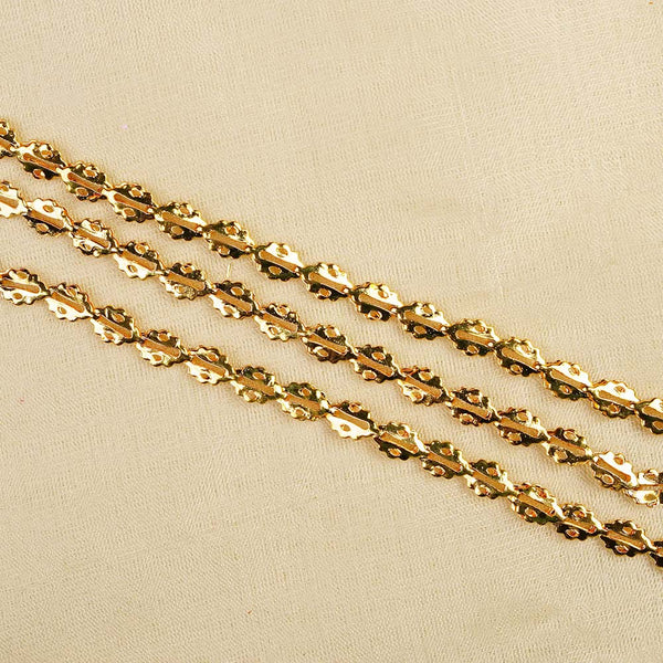 Kalapuri royal three line Pohe Haar necklace