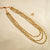 Kalapuri royal three line Bor Maal necklace