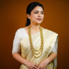 Royal Three Line Bor Maal Necklace