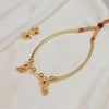 Floral Drop Necklace