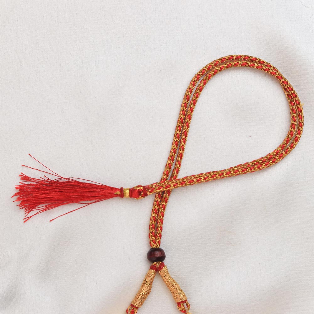 Kolhapuri Moti Mangalsutra – Pearl Cluster – view 6