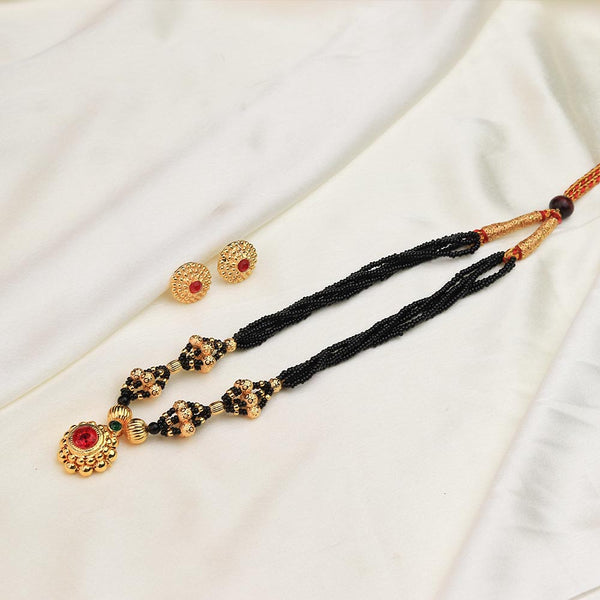 Dual Cluster Pendant Mangalsutra