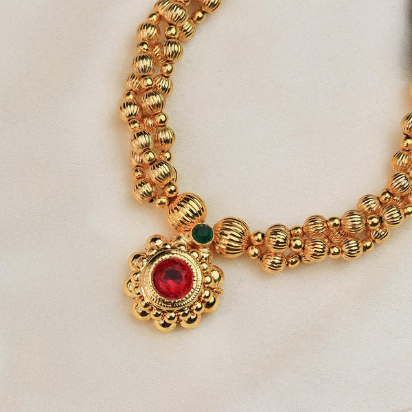Gold Bead Chain Mangalsutra