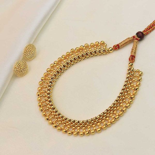 Multi-Bead Stone Pendant Necklace