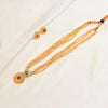 Kolhapuri Dual Tone Pendant Necklace